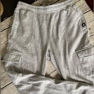 New Balance fleece pants. Youth XL (18/20). Light gray.